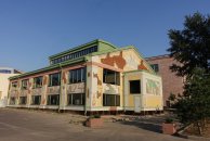Роспись дома. Бывший корпус завода Динамо.
