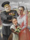Семейный портрет в исторических костюмах.