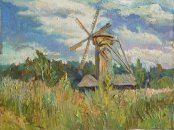 "Мельница" Этюд.