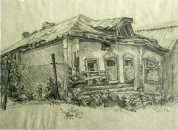 Домик в Коломне. Зарисовка.